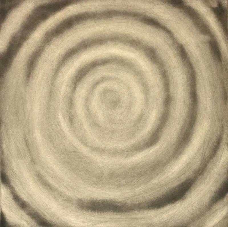 Ross Bleckner, Spiral, spitbite aquatint etching, 68,6 x 66cm, edition of 20, 2002.jpeg