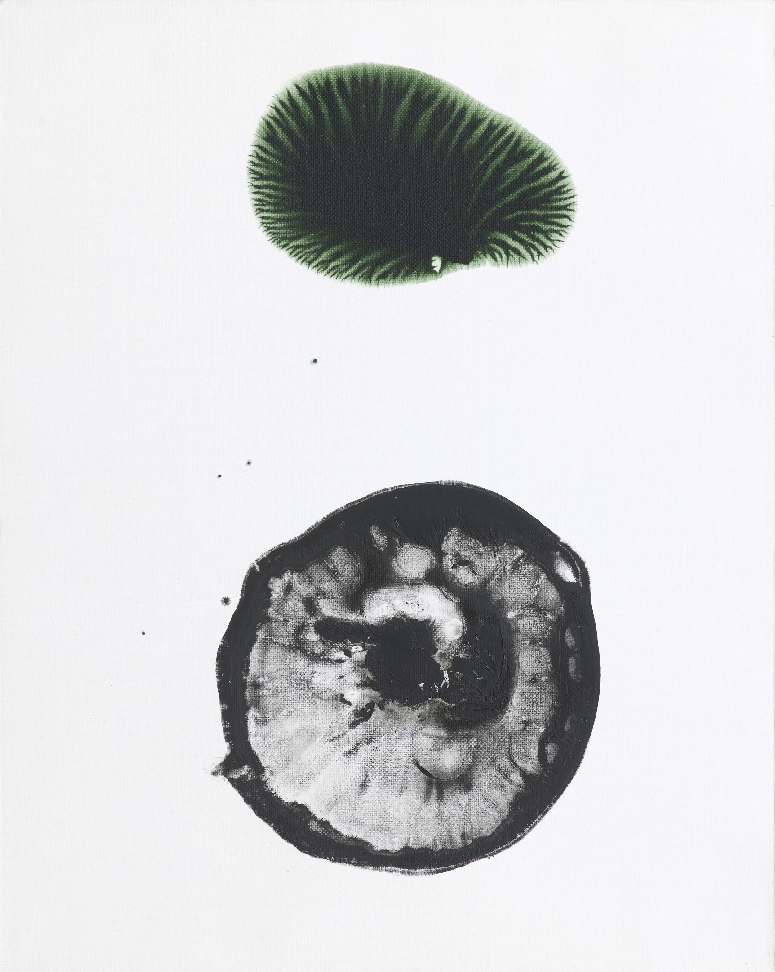 Zahrádka 2, 2014–15, akryl na plátně, 50×40 cm