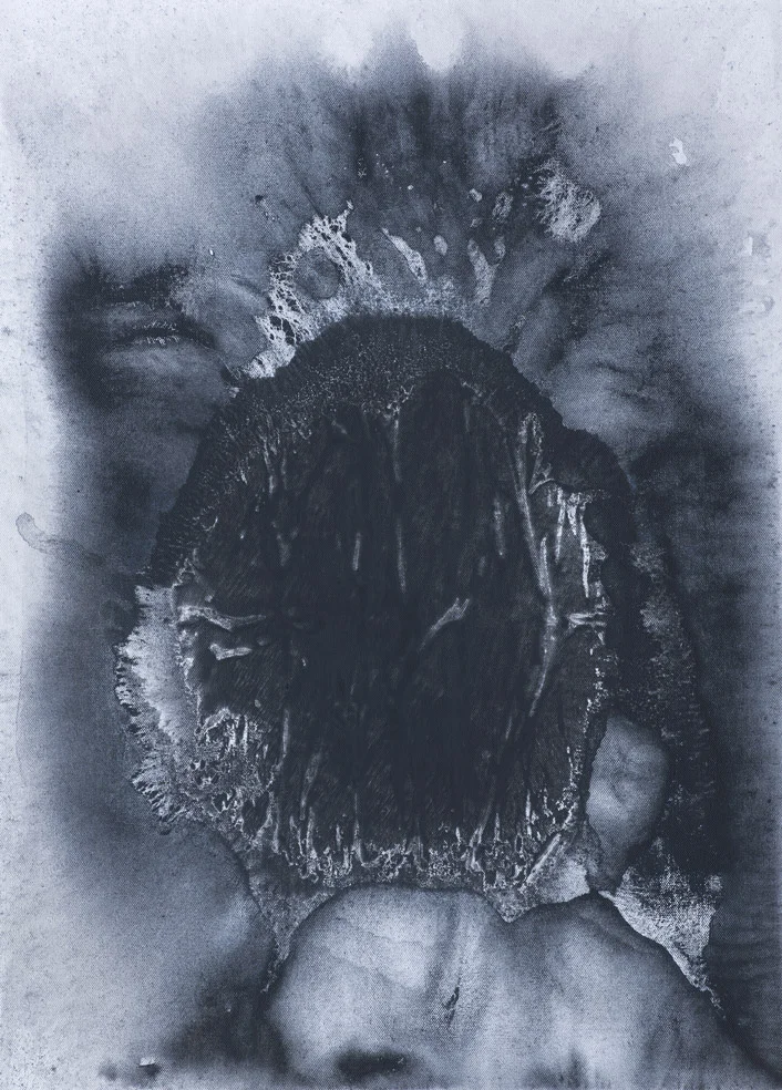 Maska, 2014, akryl na plátně, 70×50 cm