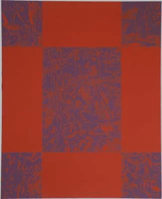 Hra III. 1994, akryl, plátno, 125×95 cm