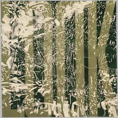Look, 1993, akryl, plátno, 170×170 cm