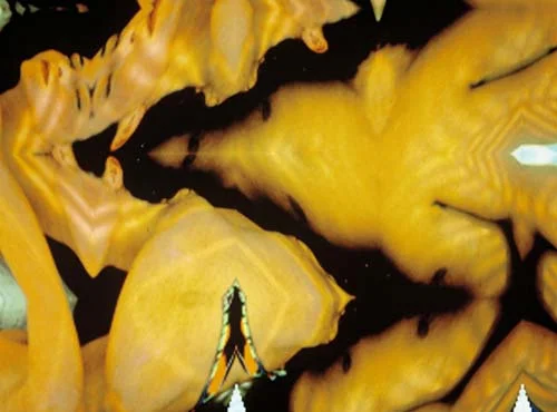 Splynutí duší, 1998, počítačová grafika, 100×120 cm