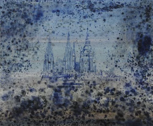 Katedrála, 2009, olej na plátně, 100 x 120 cm