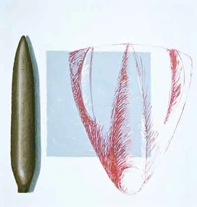 Torpédo, 2001, olej na plátně, 200×190 cm