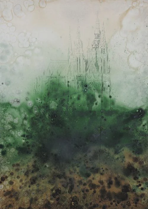 Gotika, 2009, olej na plátně, 140 x 110 cm