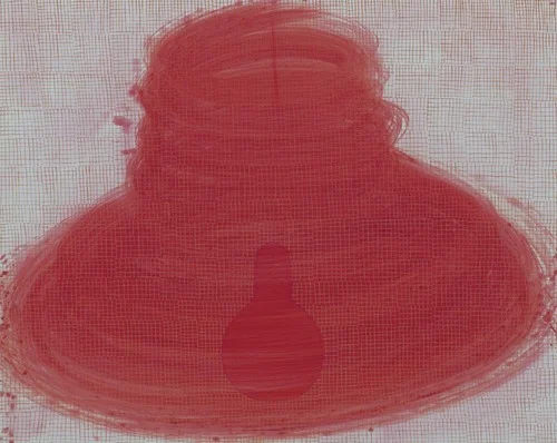 Lampa, 2012/13, kombinovaná technika na plátně, 160 x 200 cm