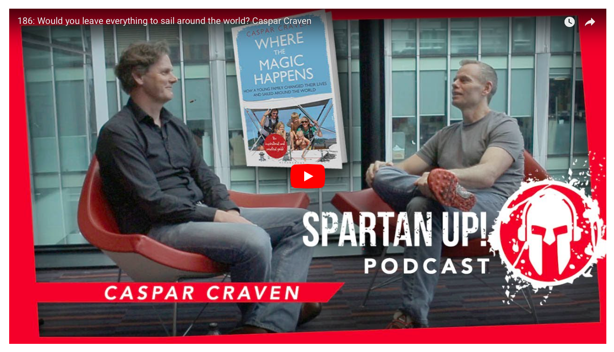 Caspar is featured on the Spartan.com podcast interview by Joe De Sena. Joe's previous guests have included Richard Branson, Gary Vaynerchuk and Tim Ferriss amongst others. To watch/ listen to the full podcast interview go here.