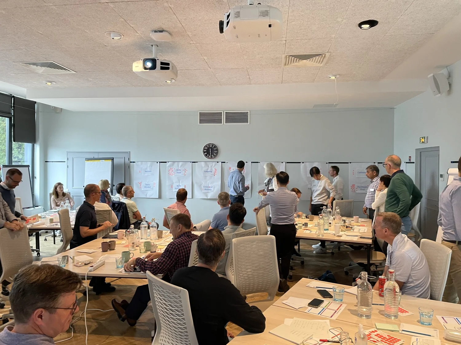 Leaders in conversation at a Big Bold Goals workshop