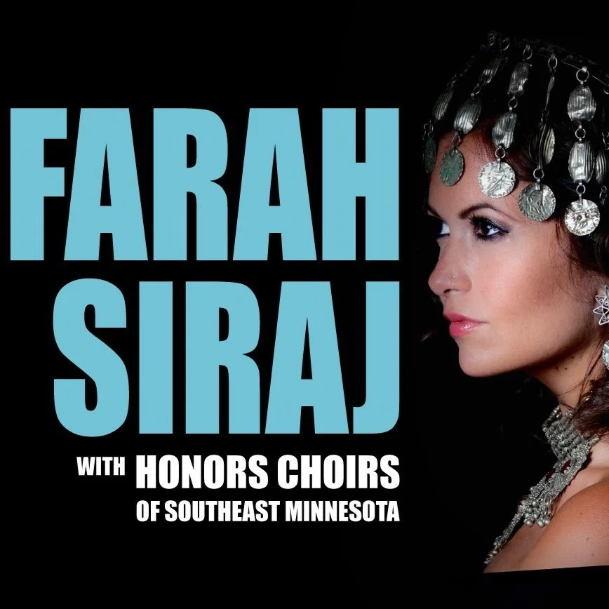 Farah Siraj with Honors Choirs SE MN