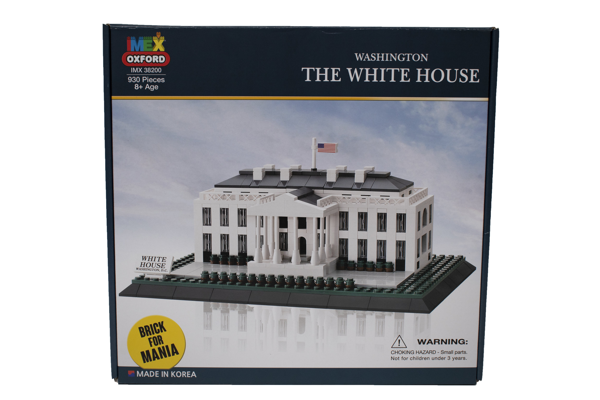 IMEX Oxford White Brick Building Kit, 930 pcs — IMEX World of Bricks