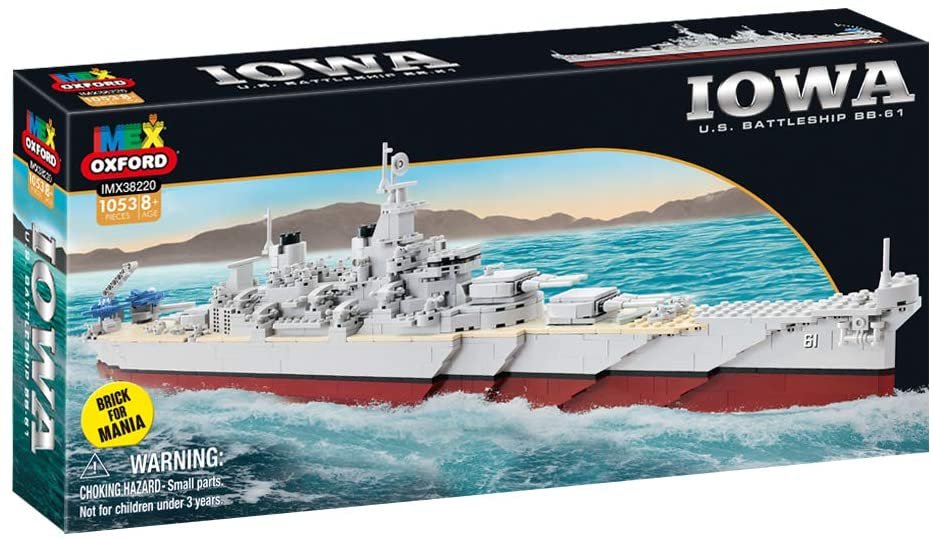 Imex Oxford Iowa US Battleship BB-61 1071 Pieces