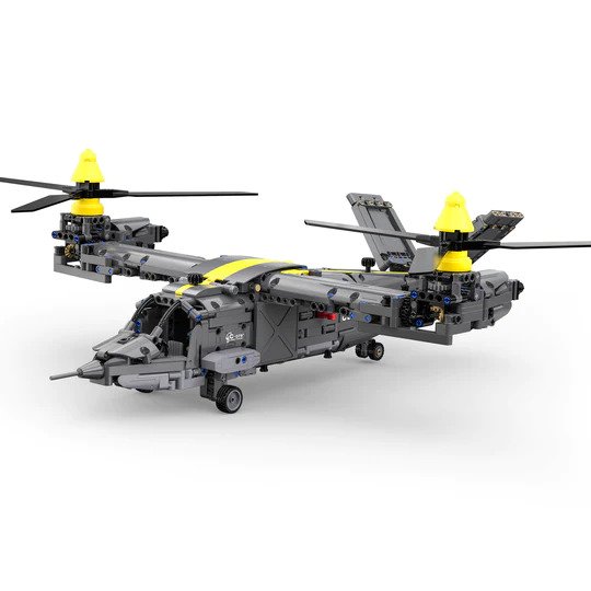 CaDA Tiltrotor Helicopter Brick Building Set