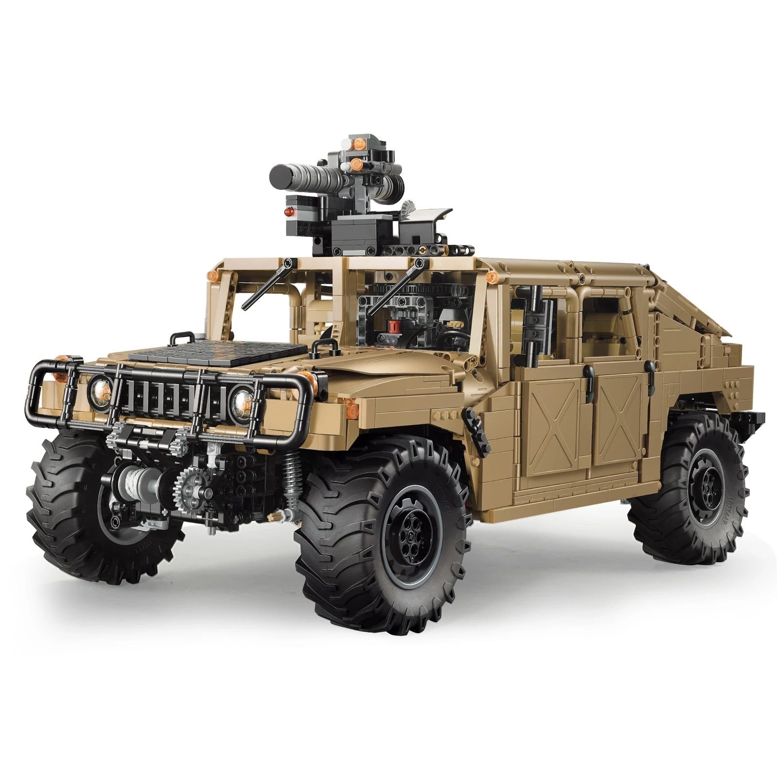 CaDA 1:8 Scale Humvee Off-Road Vehicle Remote Controlled Brick Building Set