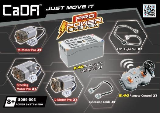 CaDA Pro Power System- Build a Motorized Version!