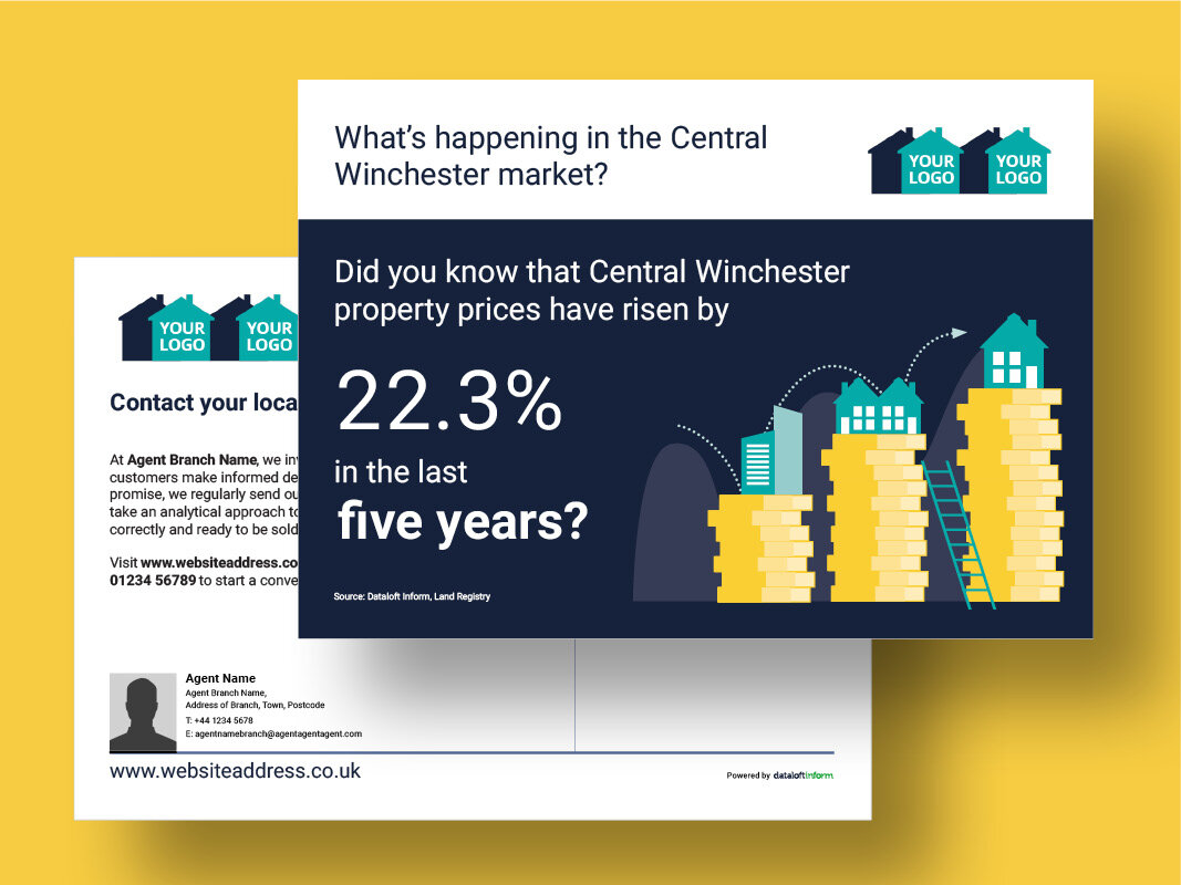 Residential property market flyers for print