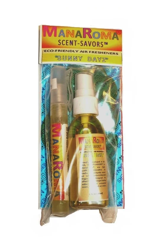 MANAROMA® Eco-Friendly 'Sunny Dayz' Air Freshening Kit -- NEW--