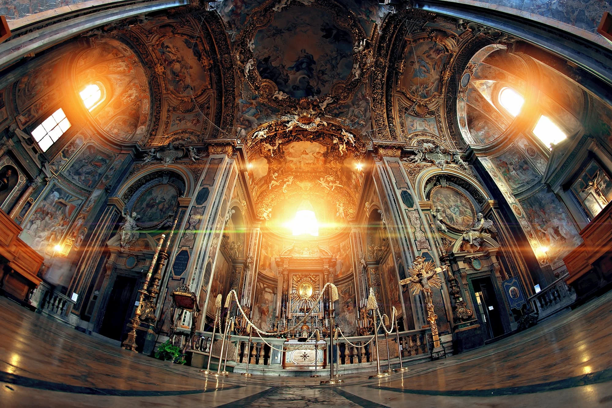 Artwork: chiesa al tramonto