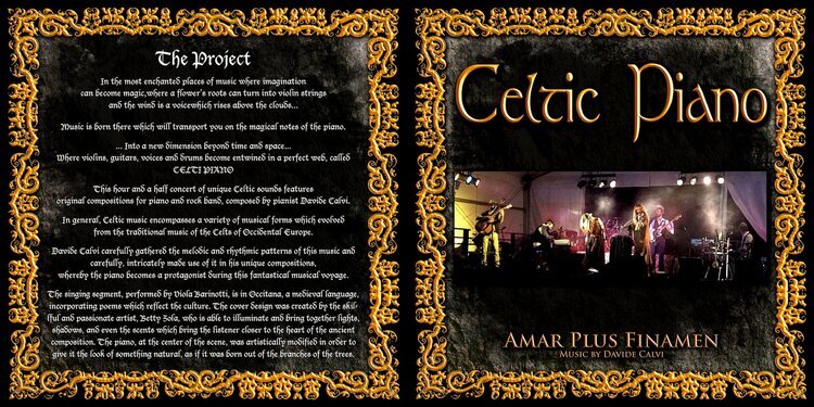 Grafica per il CD dei Celtic Piano