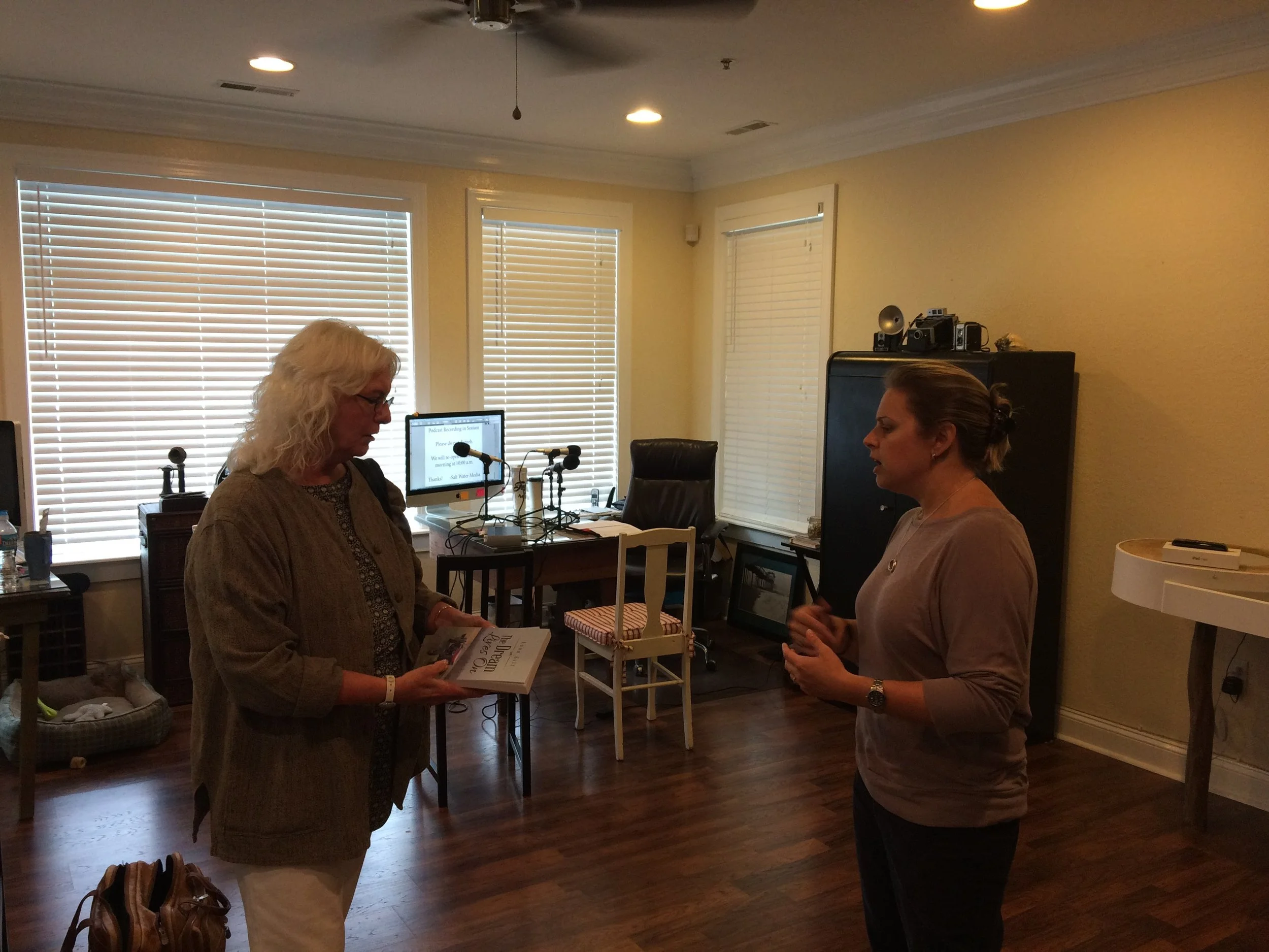 Bonnie and Stephanie talk about Bonnie's new novel, The Dream Lives On .