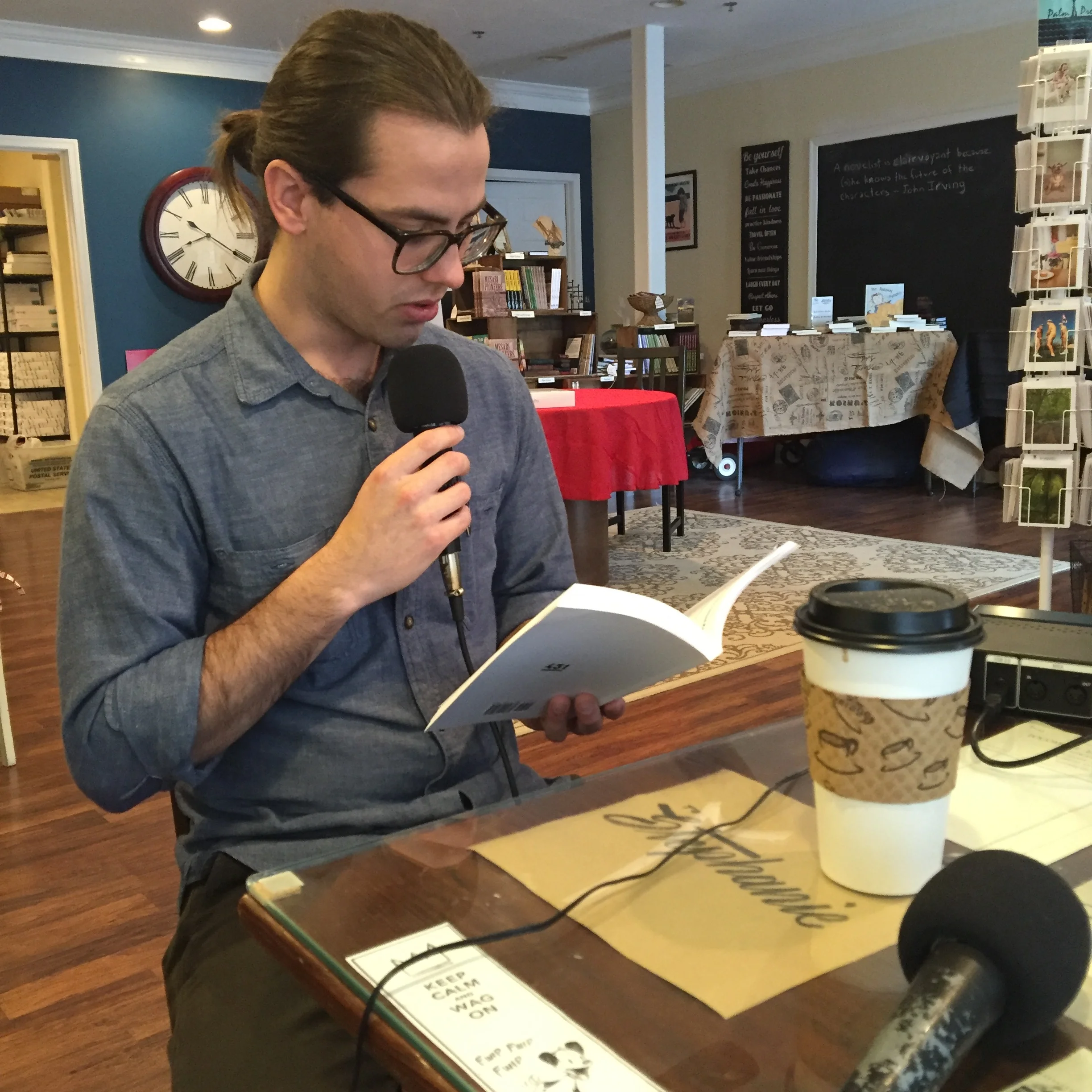 Coty reads from his recent poetry collection, The Singing Heart.