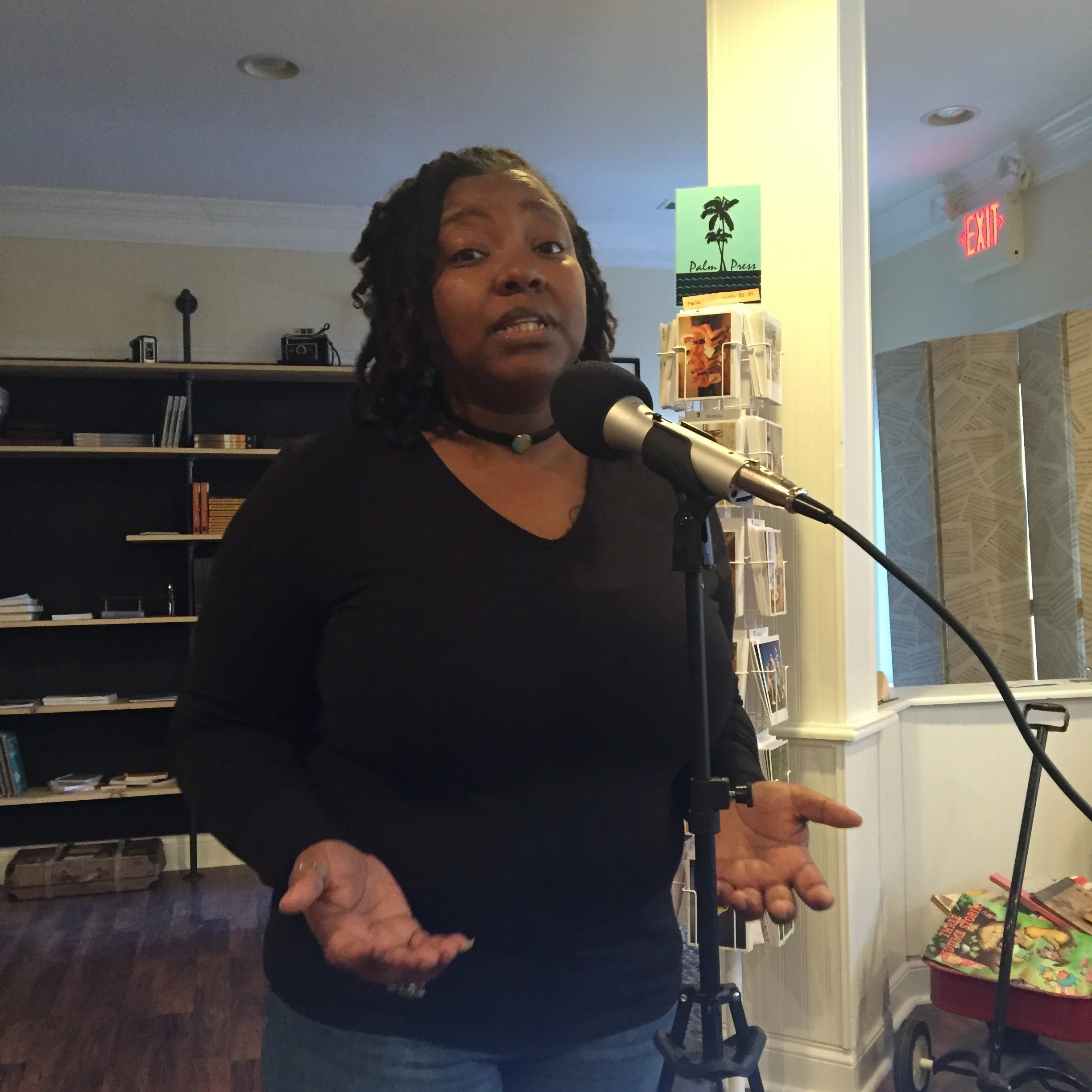 Ashley Cuffee, the poet known as Ash'iz, performs her spoken word poem, "The Poet Unknown" for Stephanie and Tony just before her podcast. It was phenomenal and inspiring. Listen to it in the reading link above! 
