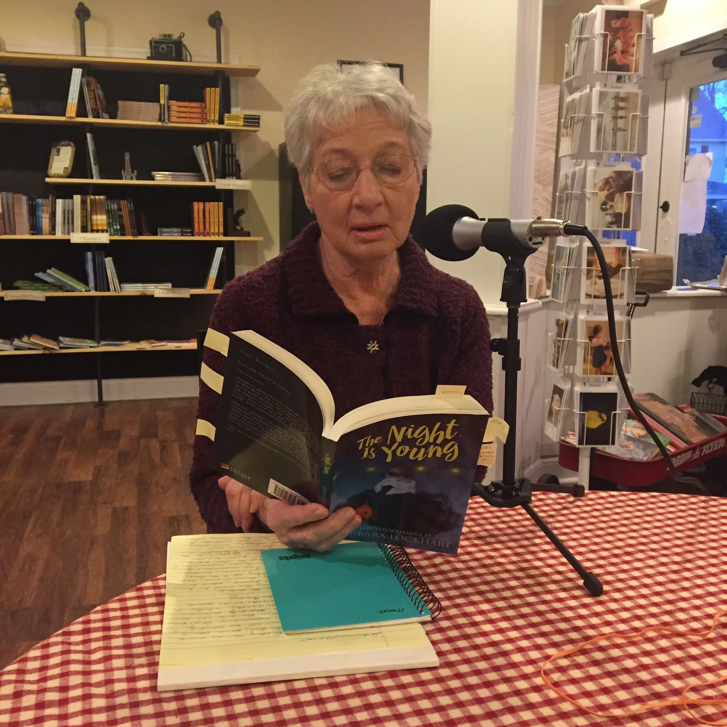 Barbara Lockhart reads "The Waltz" just before the podcast.