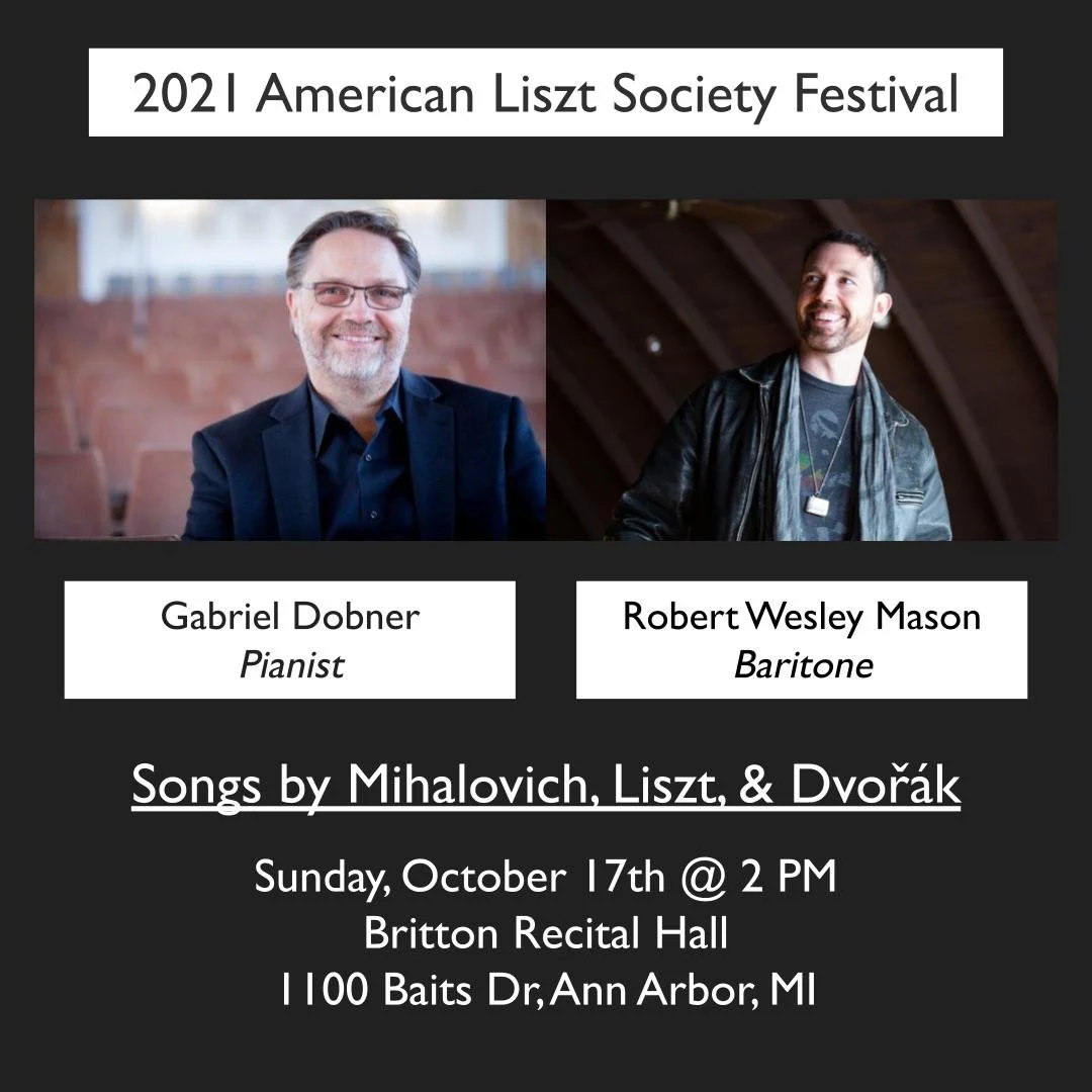 2021 American Liszt Society Festival Recital with Gabriel Dobner