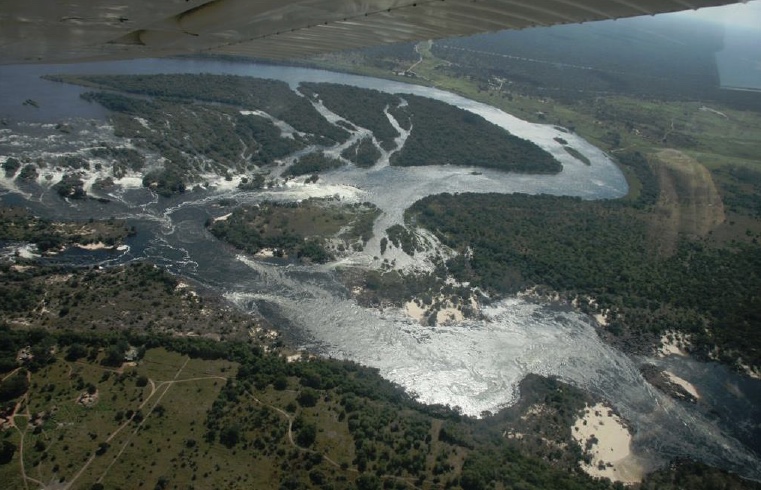 Ngonye Falls Hydro Location in Western Zambia