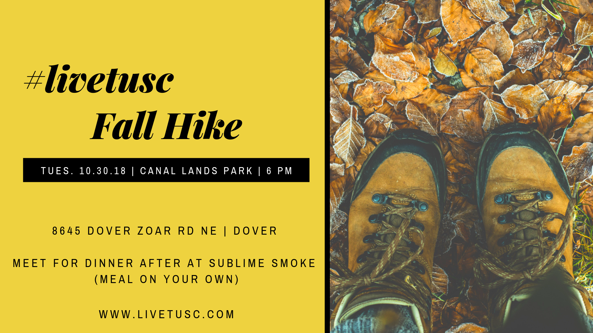 fall hike #livetusc facebook event cover.png