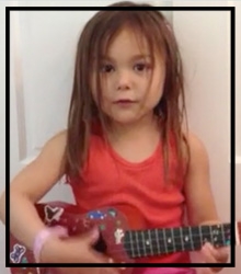 “We get to learn different chords and play games. And we get to record and listen to our songs.” –Maggie (age 4)