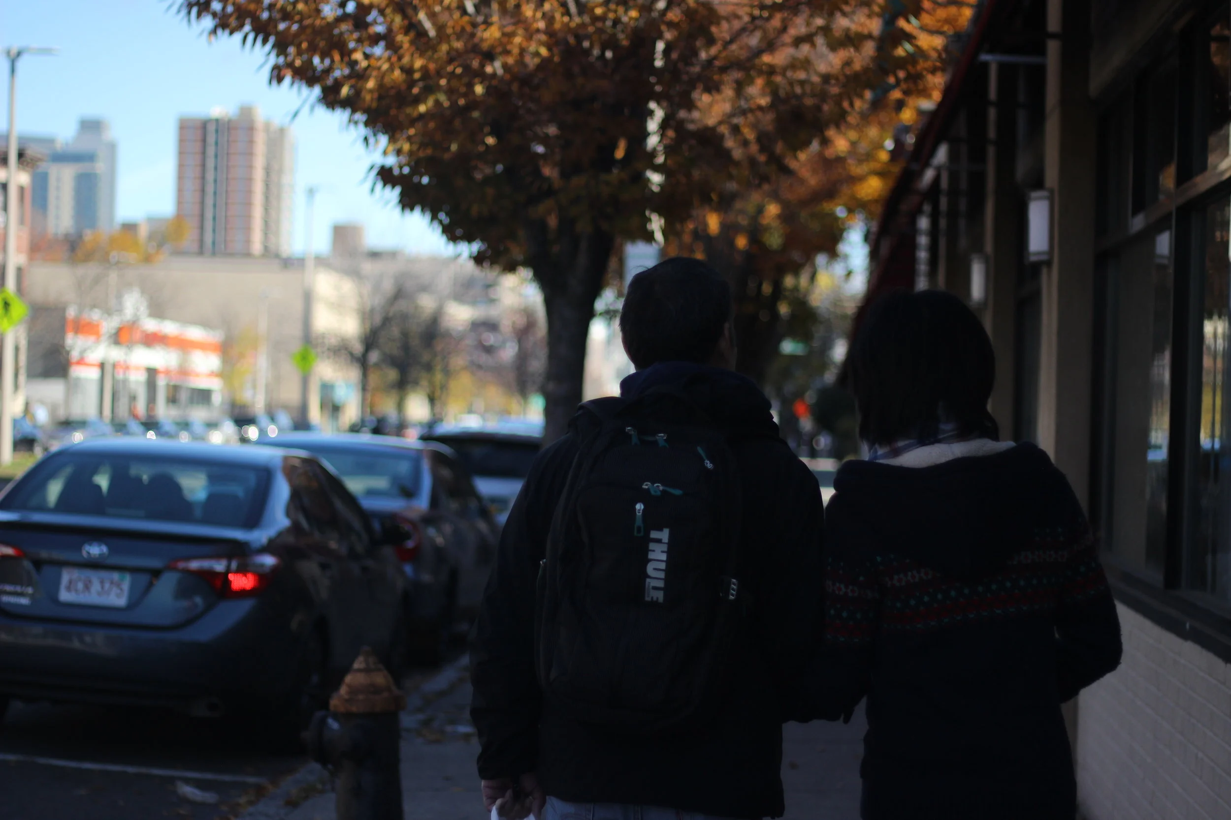 The quiet conversations between young couples and small huddled groups may suggest that the previous night was eventful.