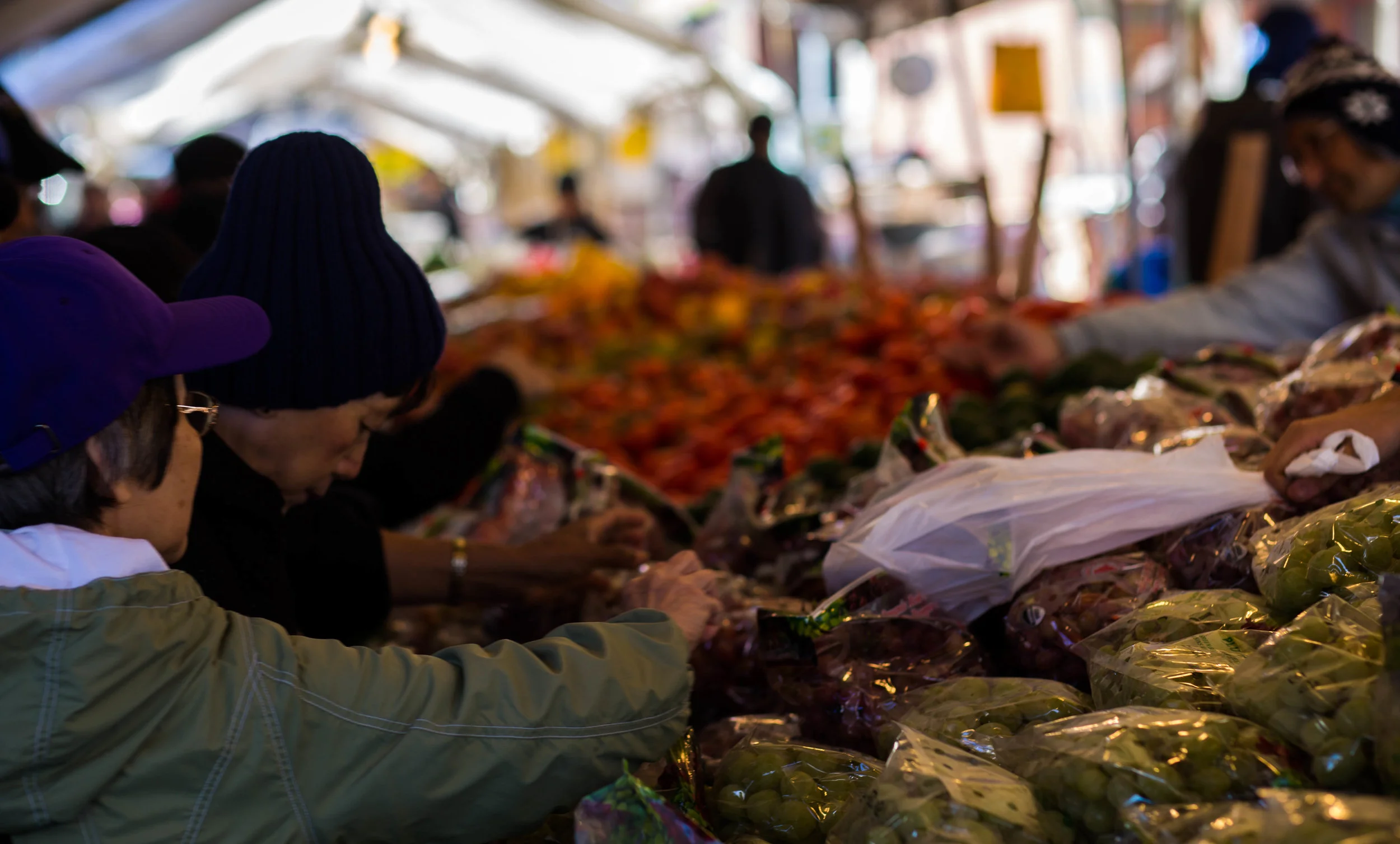  People from every walk of life come and buy some of the best produce in Boston. 