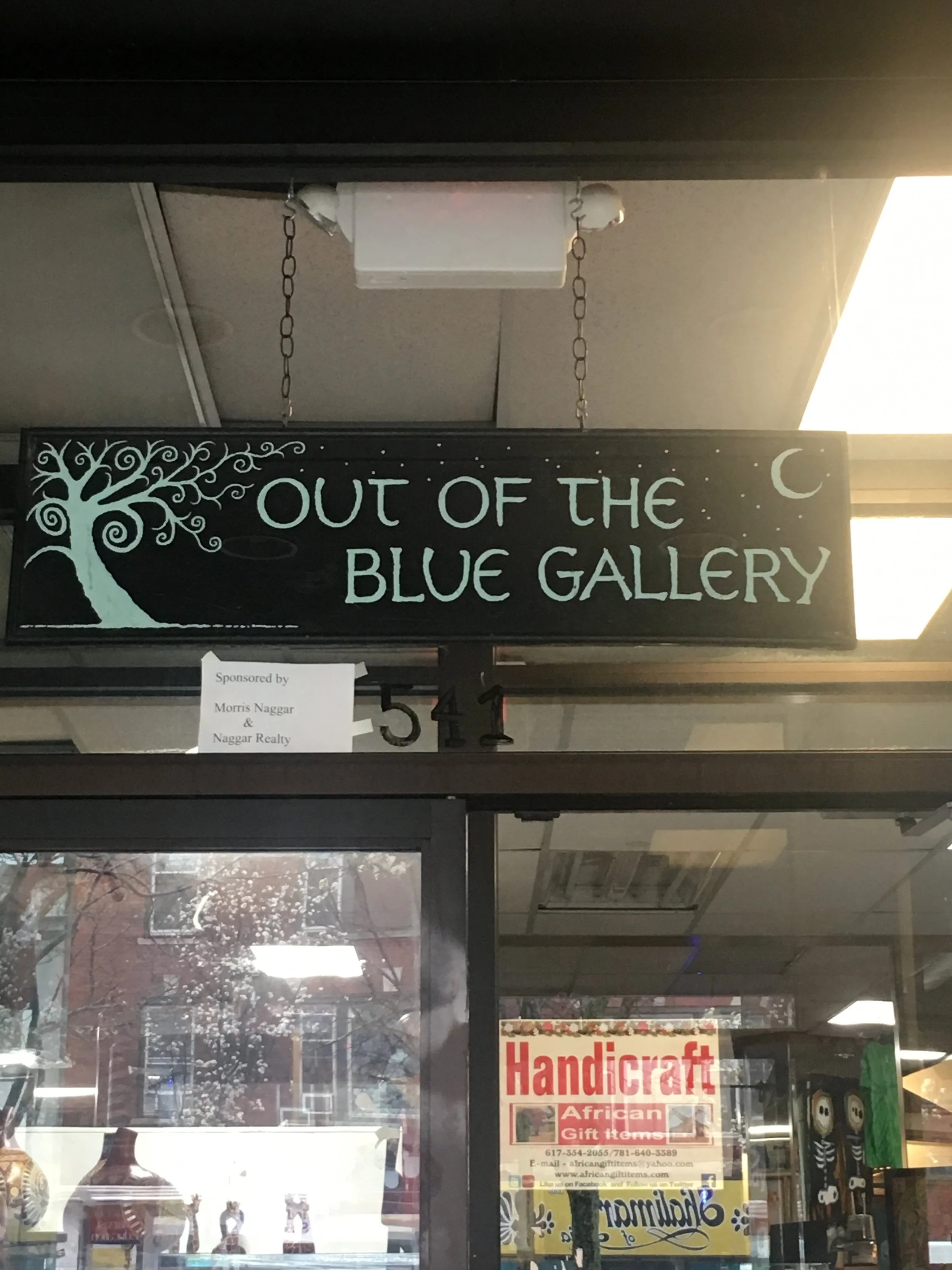  Out of the Blue Art Gallery located at 541 Mass Ave.&nbsp;  Photo by Deanna Drennen 