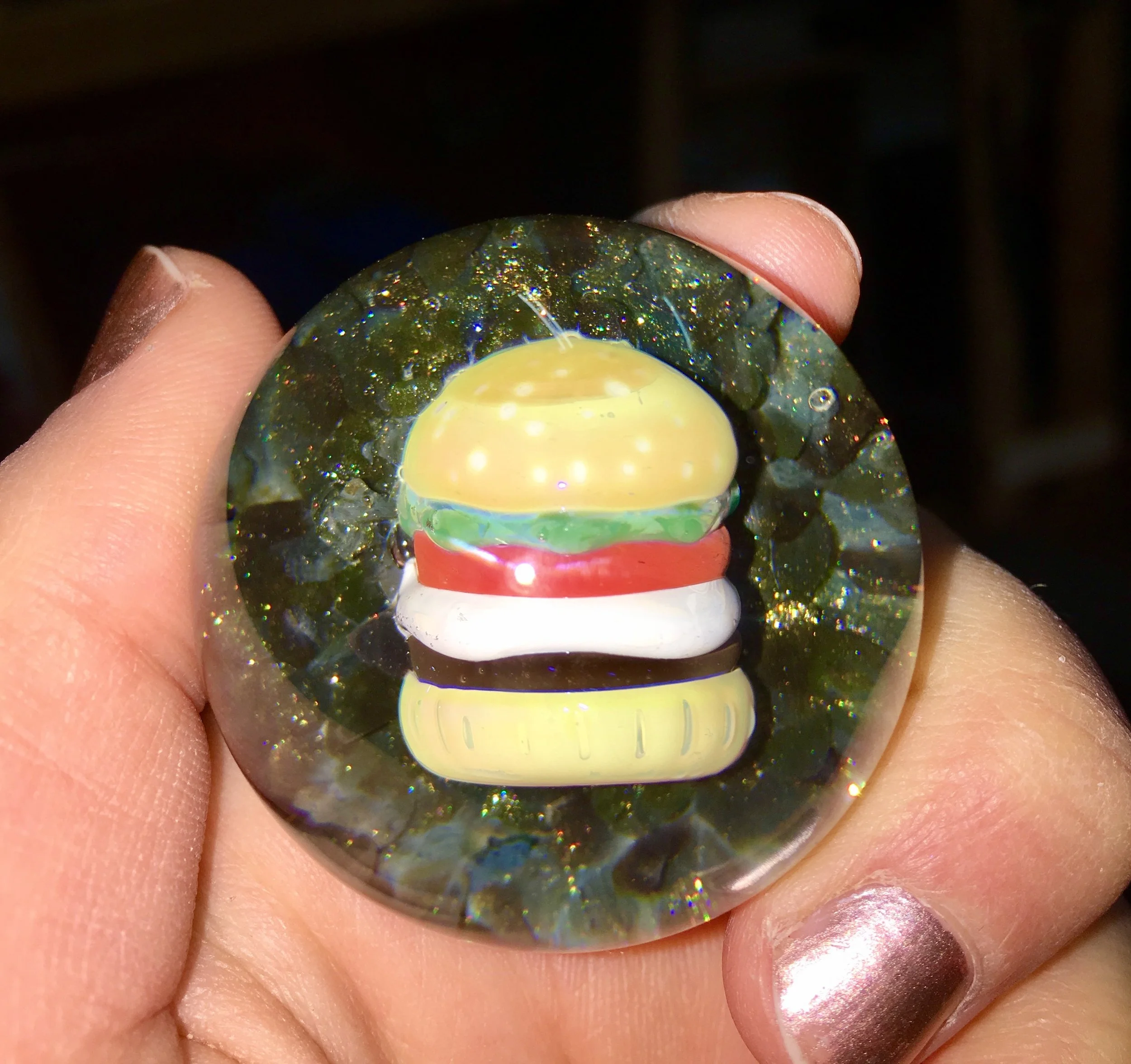 Very popular cheeseburger marble created by Duyette