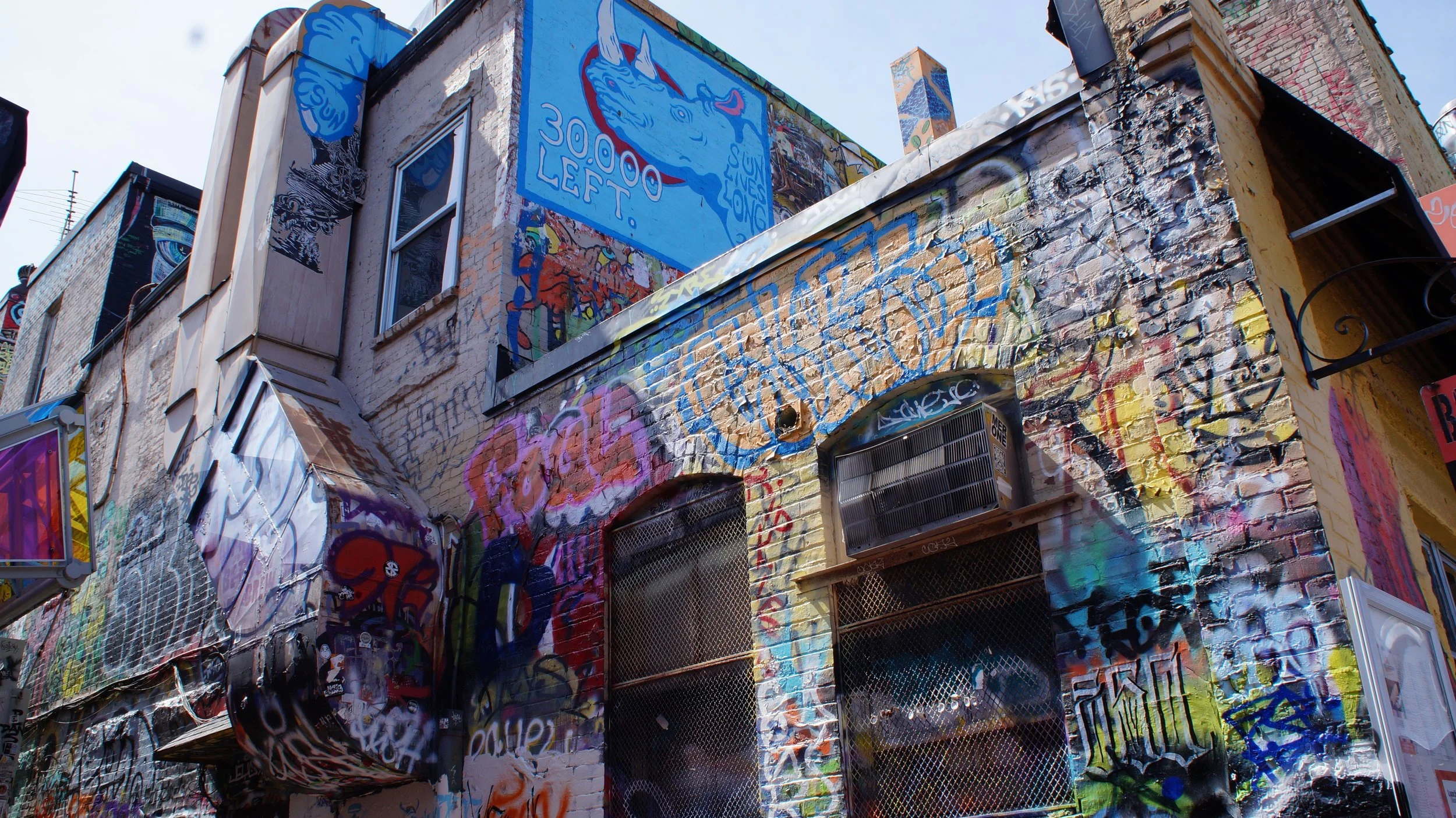  Rooftops near Graffiti Alley.  Photo by Quinn Madden&nbsp; 