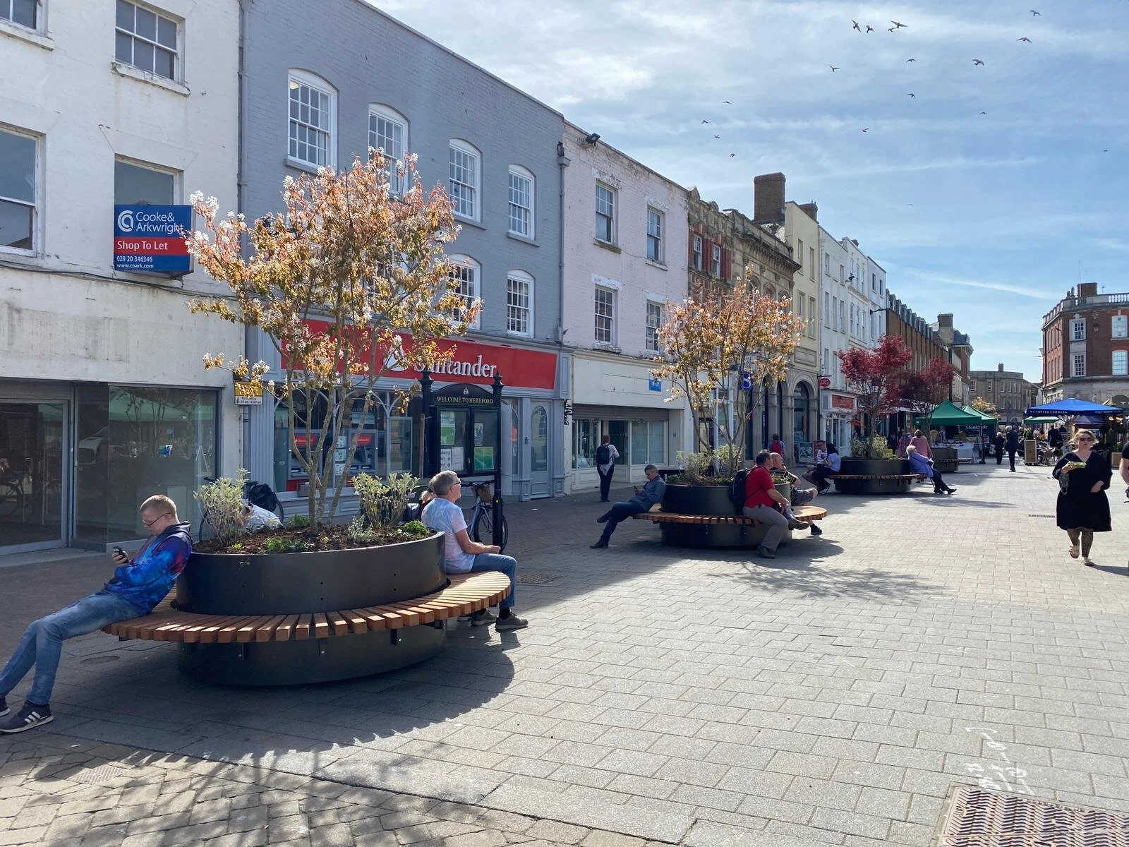 Hereford Town Centre Goes Green