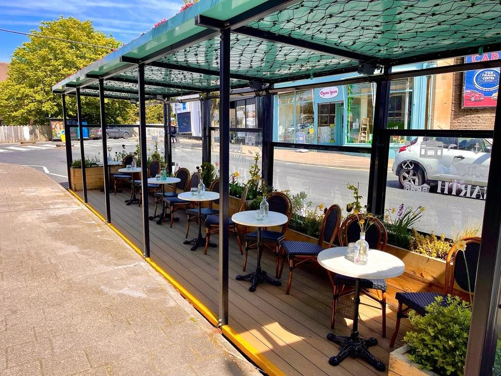 Our 1st Parklets with a Green Roof
