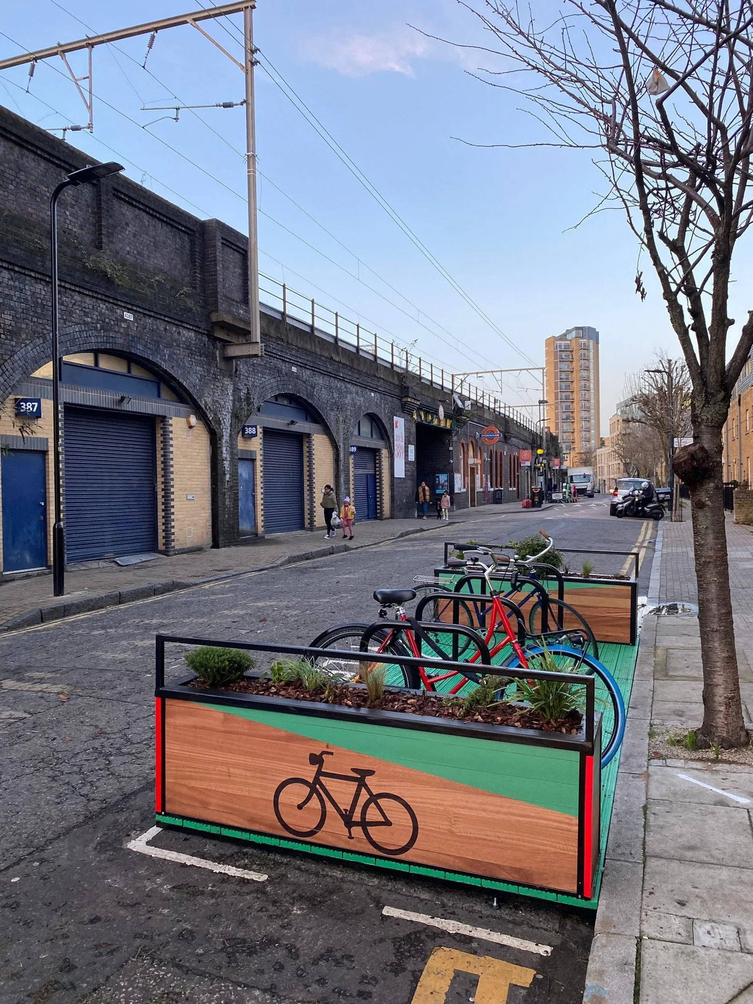 Meristem Design Hackney Bike Parklets
