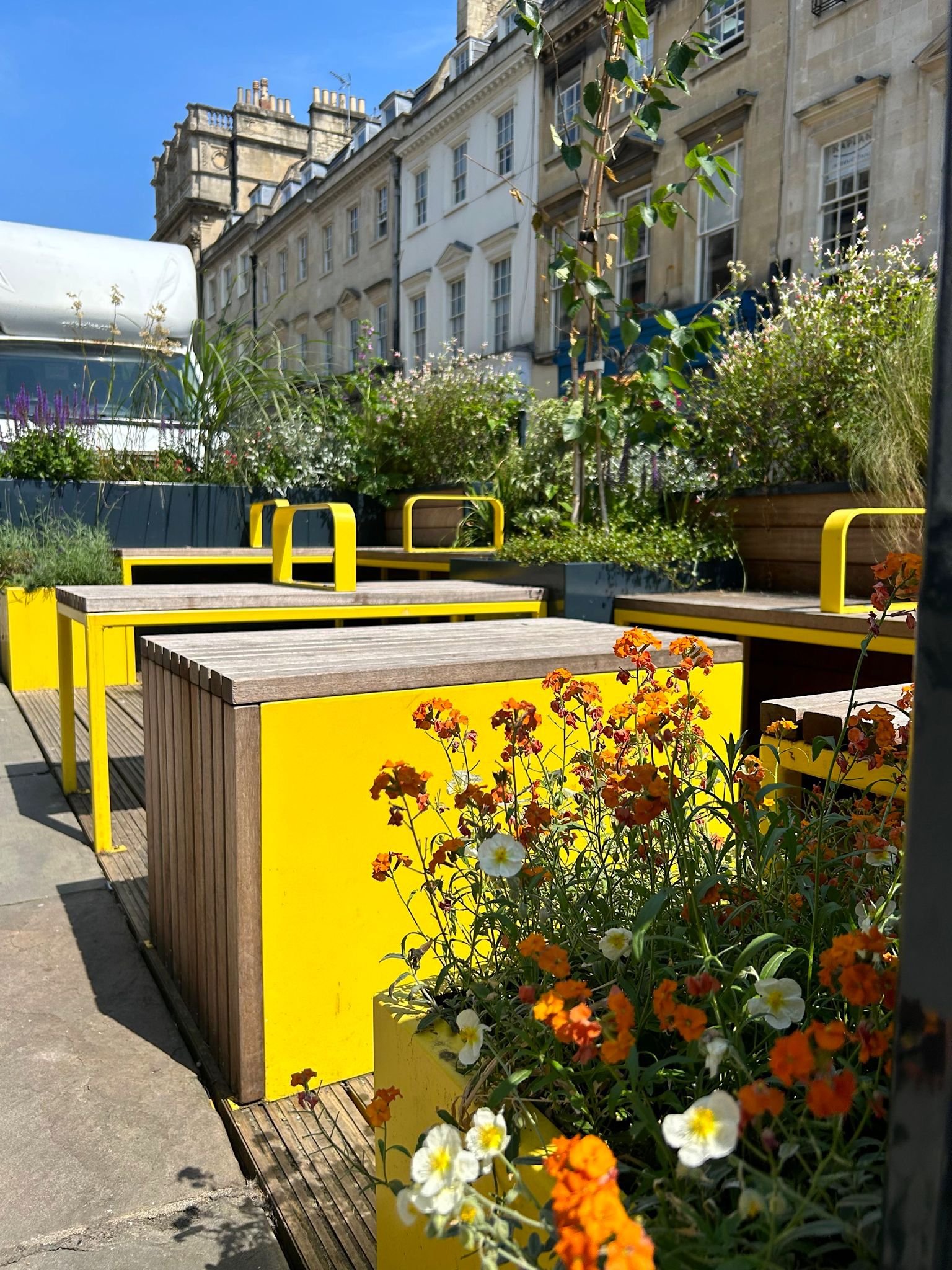 Bath Parklet Milsom Street