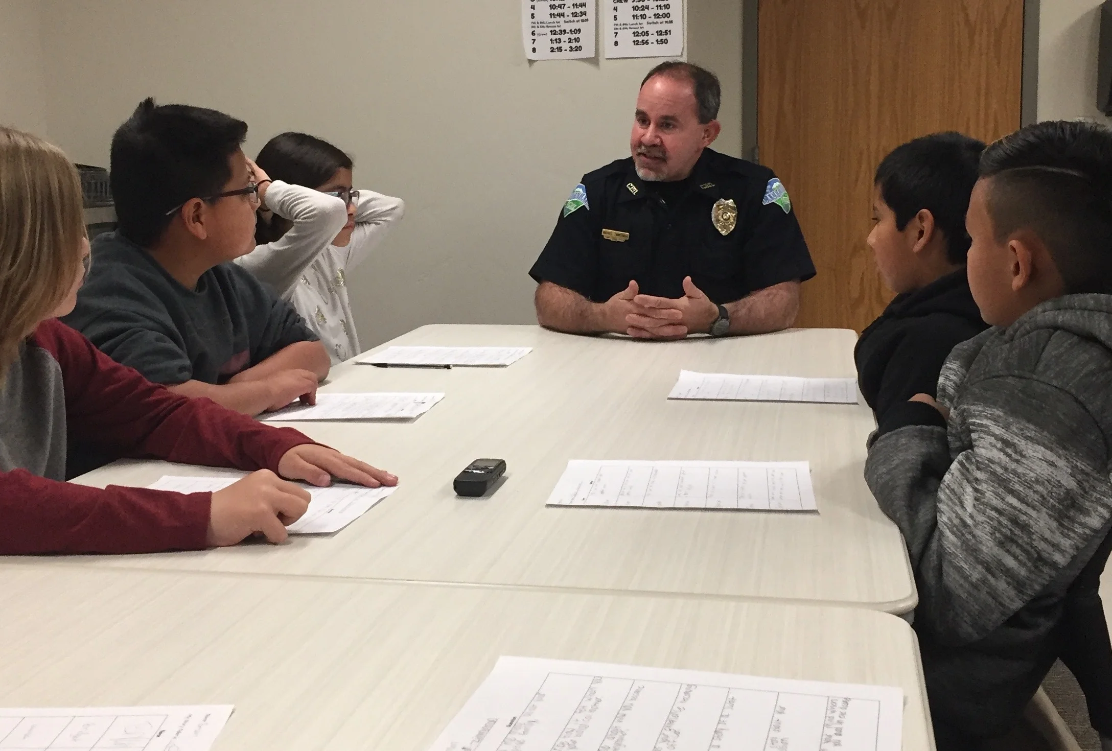 Officer Michael Zimmerman Officer Zimmerman, a long-time Carbondale Police Officer and School Resources Liaison, joined our project the year before his retirement. He shared a story about a genetic condition that is causing him to go blind and talked about his future plans taking care of horses on his ranch. He also relayed many detail-packed stories from his time as a police officer, and all of them highlighted his dedication to public service and kindness.