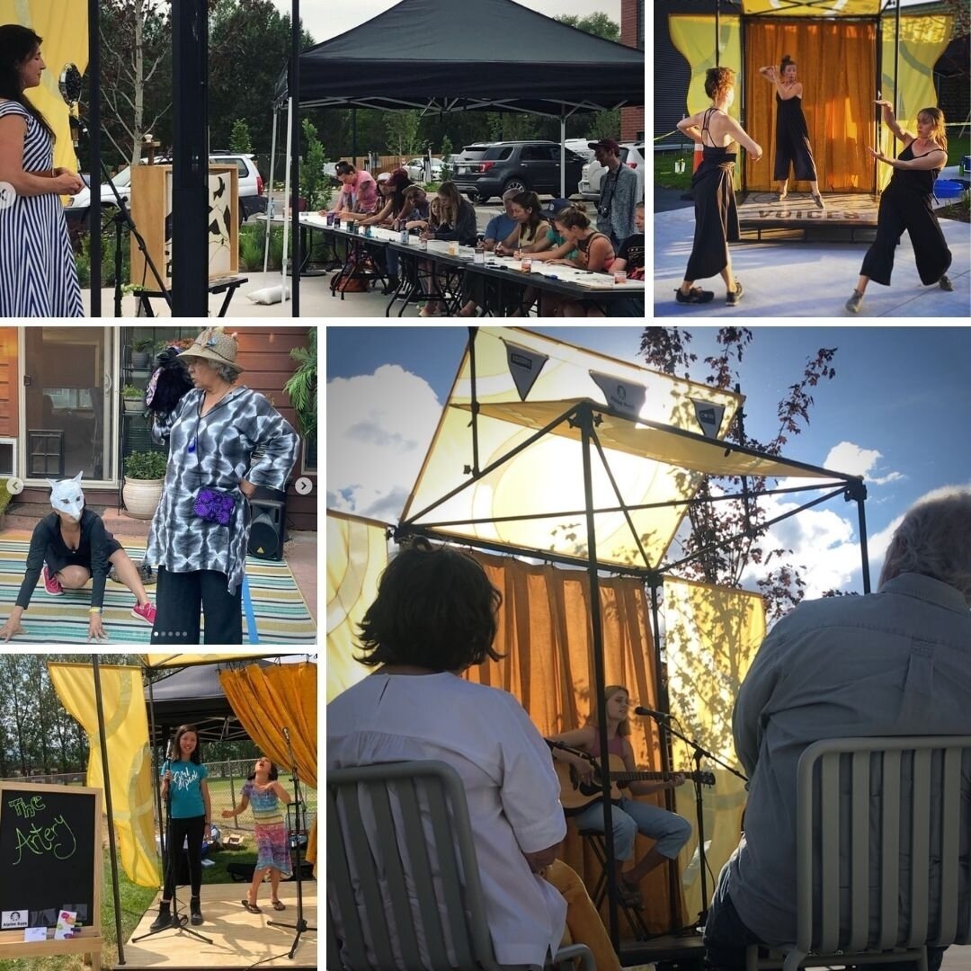 Each and every one of The ARTery's 2021 artists will be bringing something special to our tiny+mobile/art+theatre space during this week's 50th Annual Carbondale Mountain Fair! &quot;A&quot; is for ARTery and you can find our full schedule in the off
