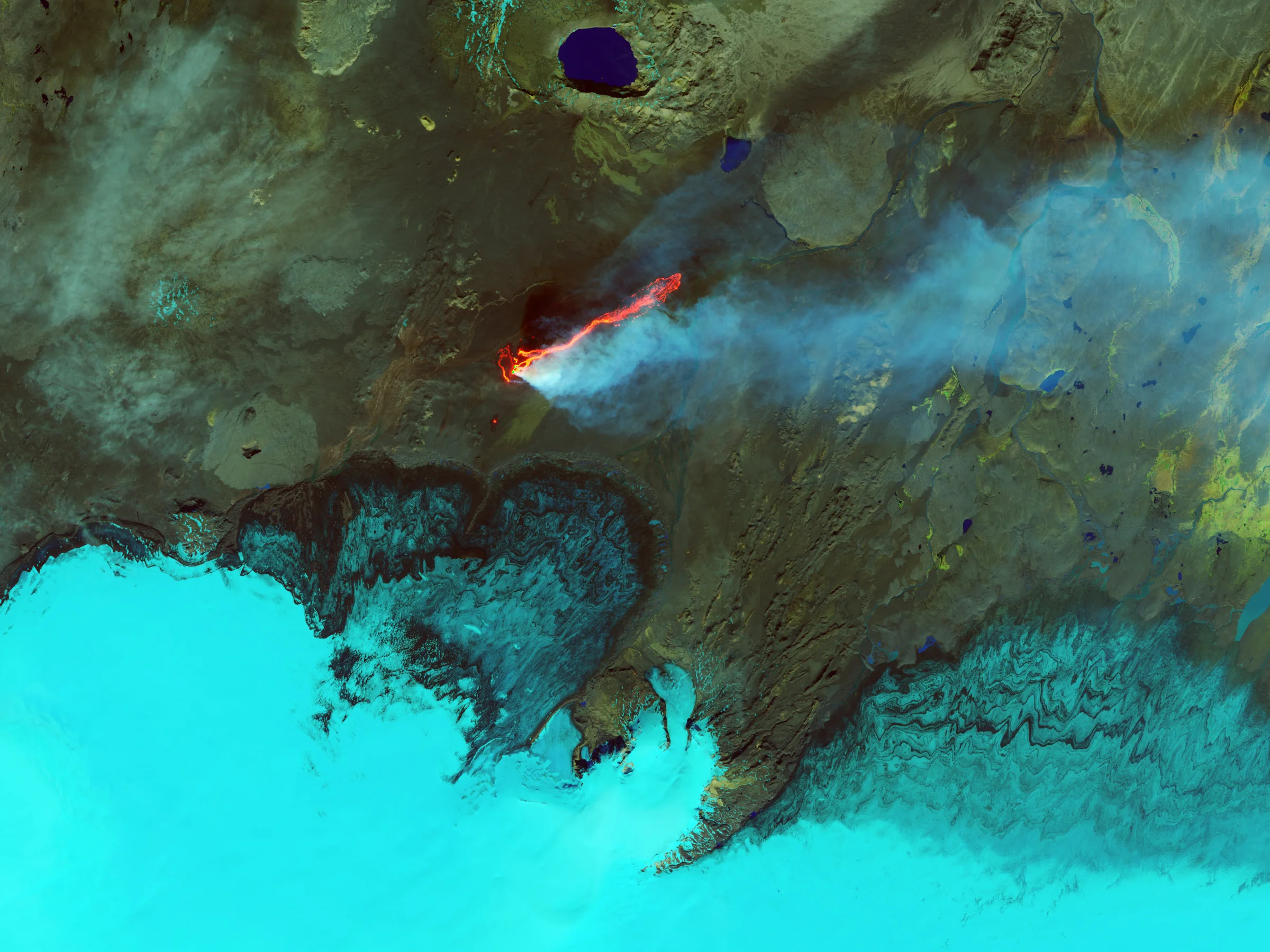 How long will the lava flow?