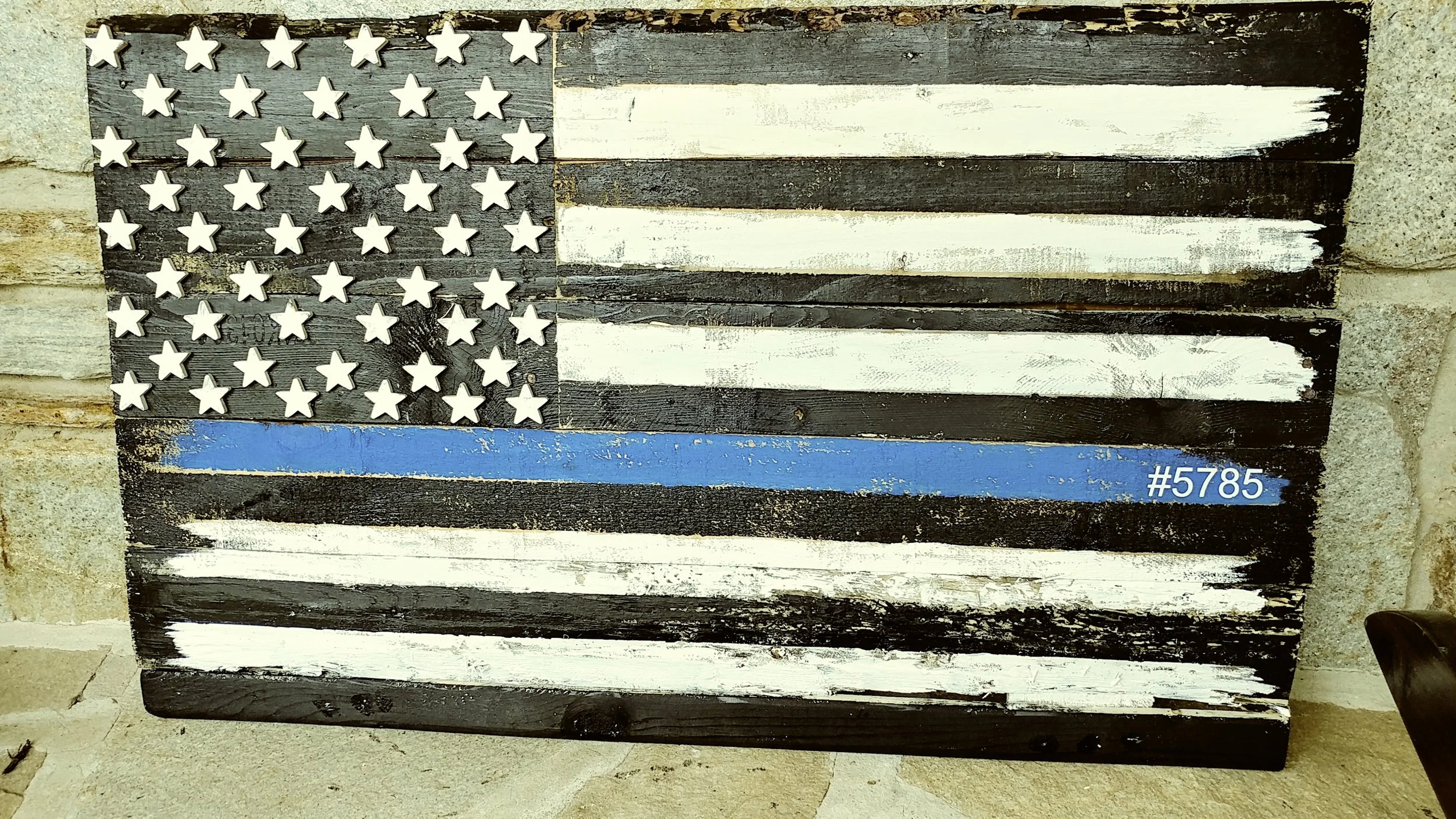 Thin Blue Line Flag