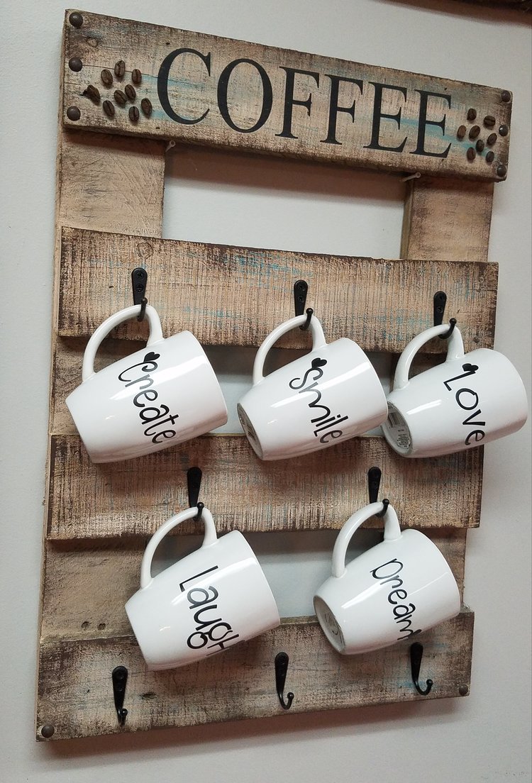 2 5 Coffee Tea And Thee 6 P M Coffee Or Tea Mug Holder W Optional Decal Mug Add On Welcome