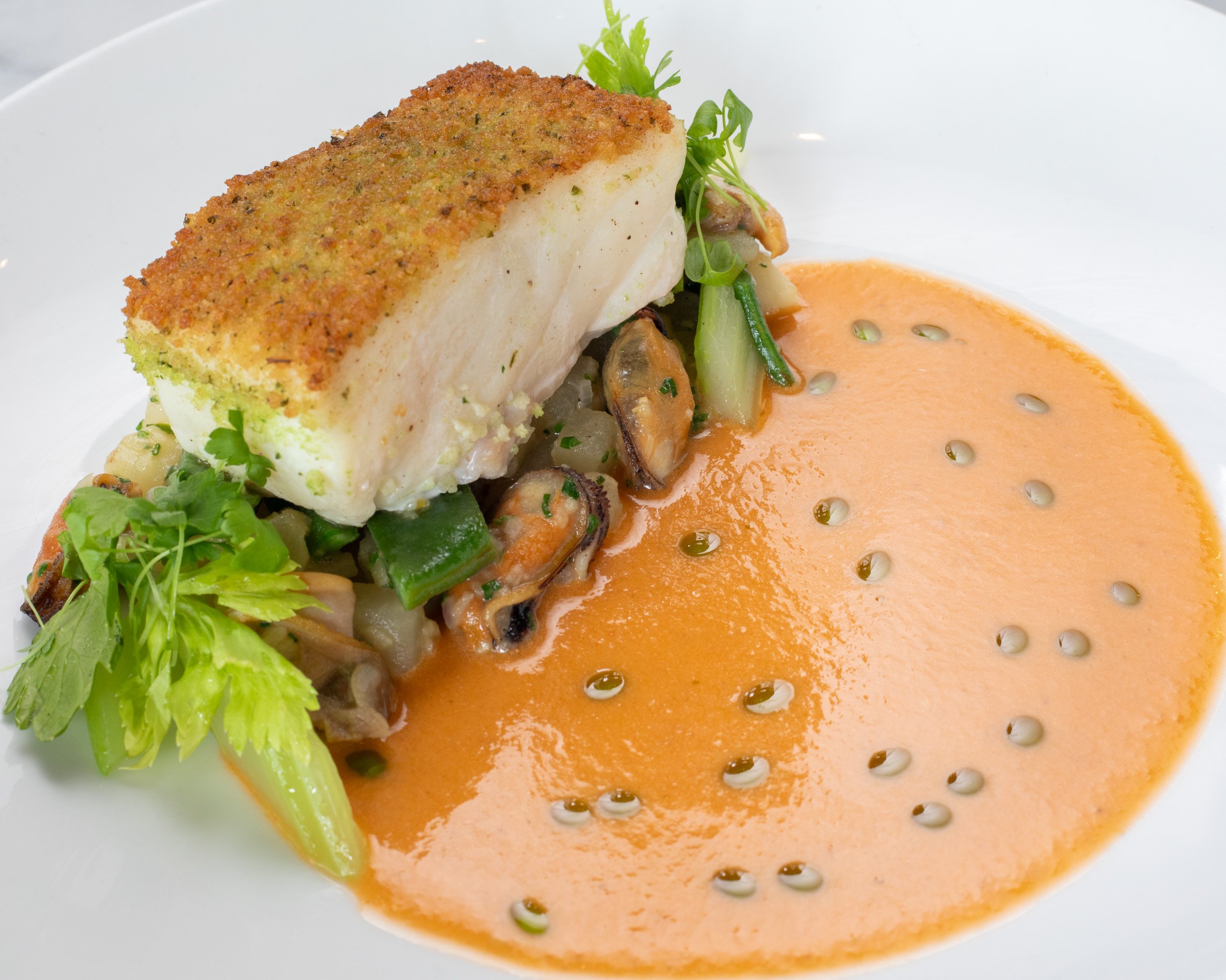 Herb Crusted Halibut