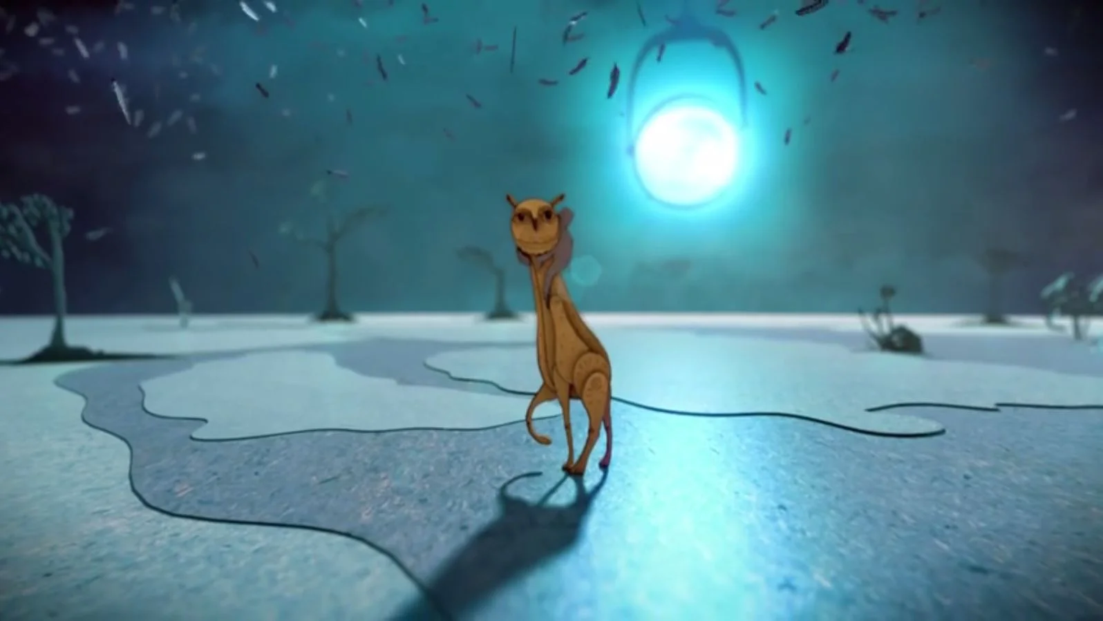 Animated Winter Trees by The Staves