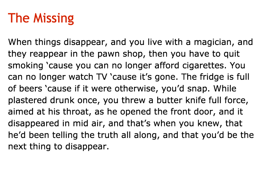 via 100 Word Story