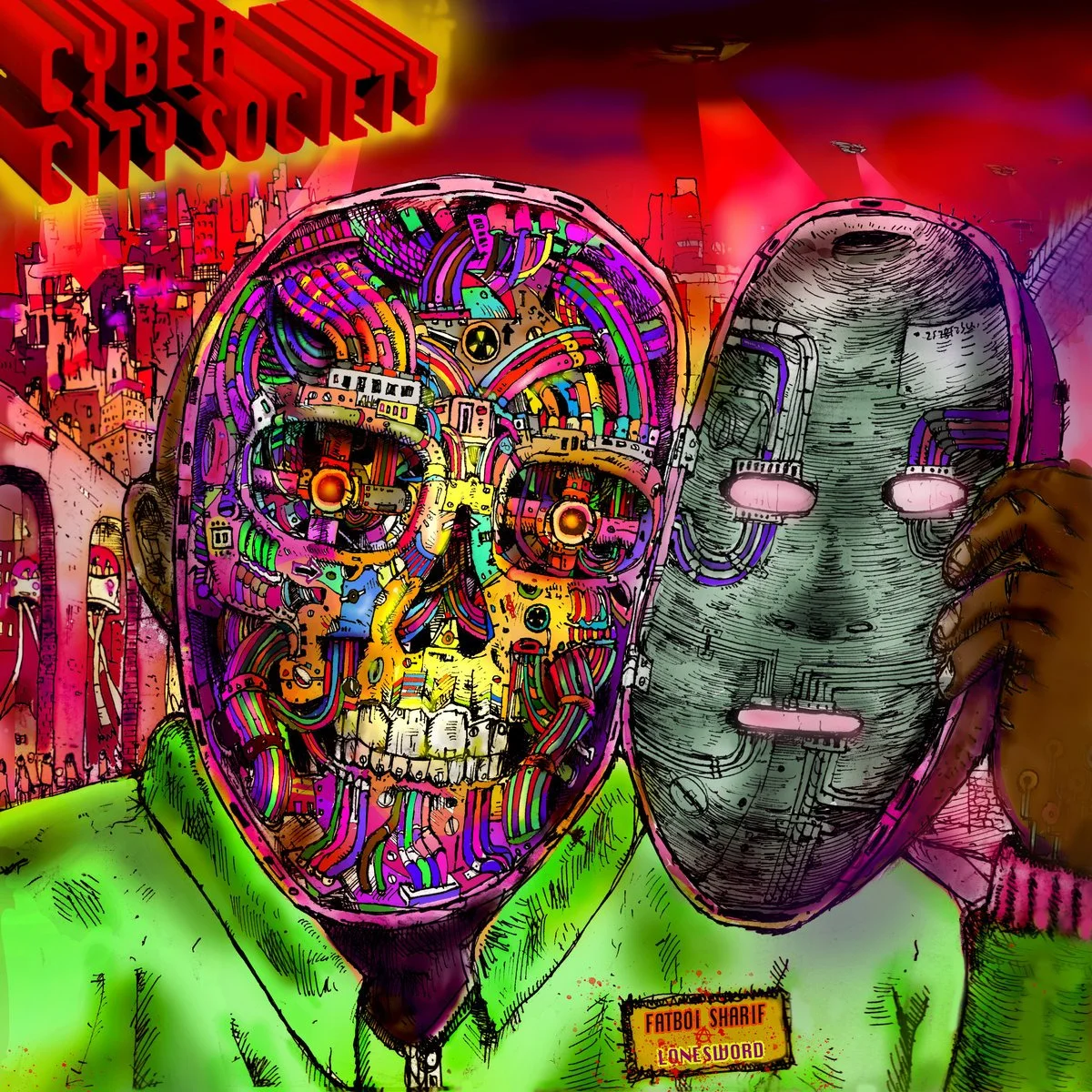 The Sidewinding Bionic Lyricist // Fatboi Sharif's Cyber City Society