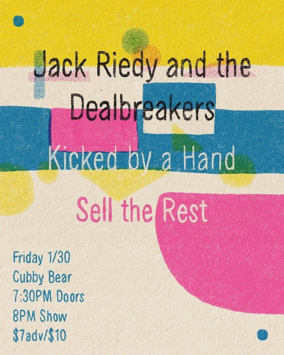 Jack Riedy and the Dealbreakers, Kicked By A Hand, Sell the Rest