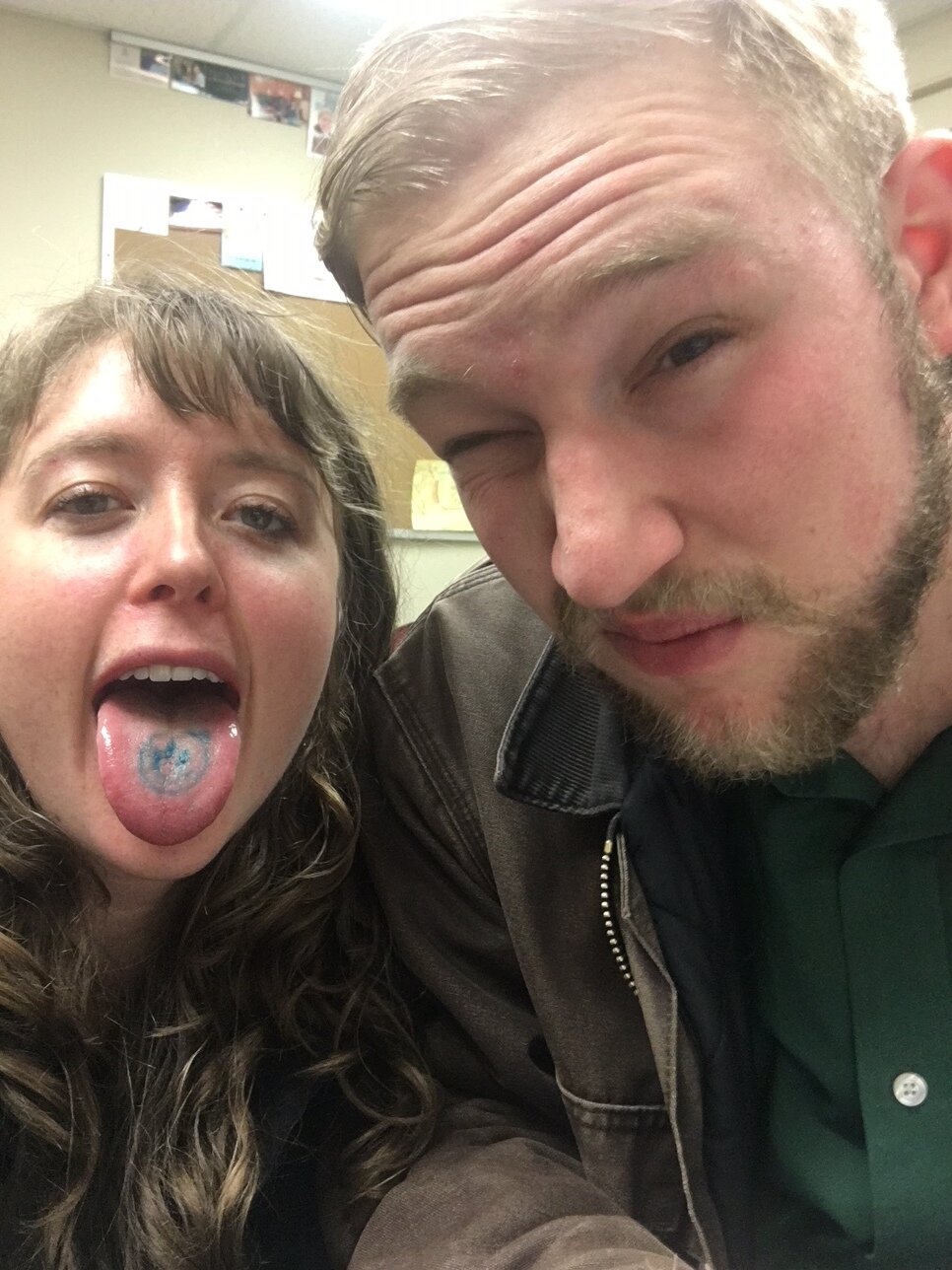 Tongue tattoo (jkjkjk)!
